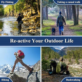 TheFitLife Nordic Walking Trekking Poles - 2 Sticks with Anti-Shock and Quick Lock System, Telescopic, Collapsible, Ultralight for Hiking, Camping, Mountaining, Backpacking, Walking, Trekking