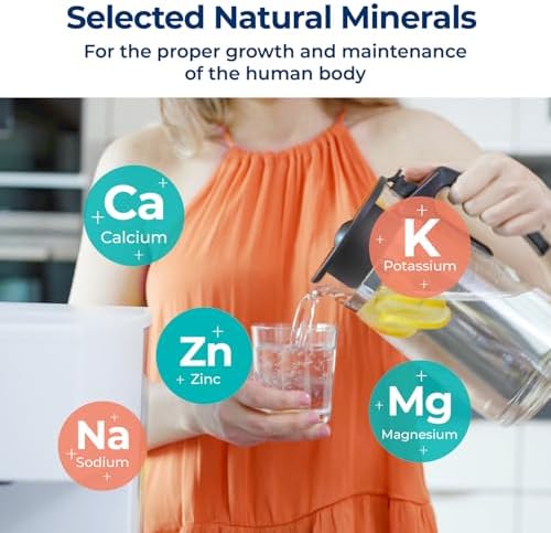 Bluevua Dual-Pack Remineralization Filters, One-Year Set for RO100ROPOT, Alkaline for Reverse Osmosis Filter, Remineralize and Increase pH for Pure Drinking Water