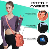 64oz Insulated Water-Bottle with Strap - Half Gallon Water Jug with Straw & Spout Lid, 2 Liter Stainless Steel Water Bottle Leak Proof, Cold-48h Hot-24h Metal Flask w/Paracord Handle, Carrier Case