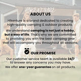 Hikenture Camping Pillow with Removable Cover - Ultralight Inflatable Pillow for Neck Lumbar Support - Upgrade Backpacking Pillow - Washable Travel Air Pillows for Camping, Hiking, Backpacking