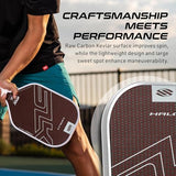 Selkirk Sport SLK Halo Raw Carbon Fiber Pickleball Paddle | Designed in The USA | Choose from The T700 Raw Carbon Fiber Power, The 18k Ultraweave Control, or The Kevlar Linkweave Thermoformed Pro