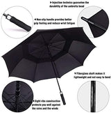 Golf Umbrella Large 58/62/68 Inch Automatic Open Golf Umbrella Extra Large Oversize Double Canopy Vented Umbrella Windproof Waterproof for Men and Women