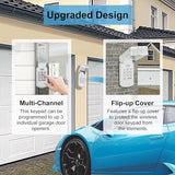 for Genie Garage Door Opener keypad Replacement, for All Genie/Overhead/Intellicode/DIP Switch Garage Door Openers, Wireless Keypad Keyless Entry, for Model GK-R/OKP-BX etc. Safe & Secure Access