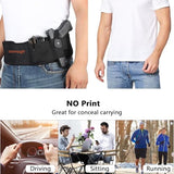 Belly Band Holster for Men Women - Gun Holster for Comfortable Carry Fits Glock, Smith Wesson, Taurus, Ruger, and More-Breathable Neoprene Waistband Holster for Most Pistols and Revolvers