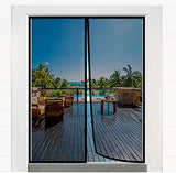 Magnetic Screen Door for 72"x80" French Door, Durable Fiberglass Double Door Screen Mesh Curtain Fits Door Opening up to 70" x79‘’ Keep Bugs Out