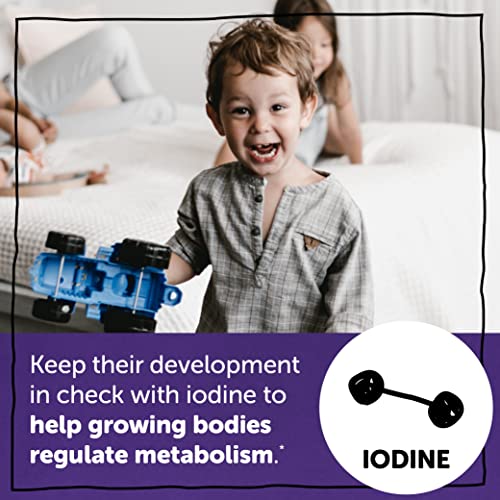 SmartyPants Toddler Multivitamin Gummies: Omega 3 Fish Oil (EPA/DHA), Vitamin D3, C, Vitamin B12, B6, A, K & Zinc, Biotin, Beta Carotene, Gluten Free, Three Fruit Flavors, 180 Count (60 Day Supply)