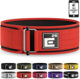 Self-Locking Weight Lifting Belt - Premium Weightlifting Belt for Serious Functional Fitness, Weight Lifting, and Olympic Lifting Athletes - Lifting Support for Men and Women - Deadlift Training Belt