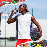 AND1 Fantom Rubber Basketball: Official Regulation Size 7 (29.5 inches) Rubber Basketball - Deep Channel Construction Streetball, Made for Indoor Outdoor Basketball Games