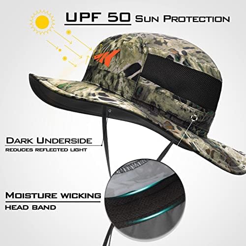 KastKing Sol Armis UPF 50 Boonie Hat - Sun Protection, Fishing, Beach & Hiking, Paddling, Rowing, Kayaking