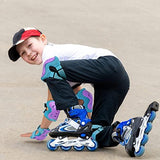BOSONER Kids/Youth Knee Pad Elbow Pads Guards Protective Gear Set for Roller Skates Cycling BMX Bike Skateboard Inline Skatings Scooter Riding Sports