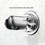 BOPai Vacuum Suction Cup Shower Head Holder, Adjustable 20 Degrees from The Wall - Chrome