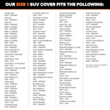 Budge Lite SUV Car Cover, Single-Layer Breathable Indoor Dust Proof Protection, Lightweight Non-Abrasive Fabric, Fits SUVs up to 186" L x 59" W x 60" H, Gray