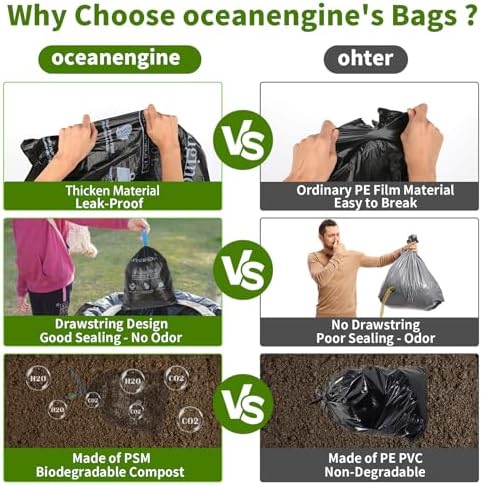 Portable Toilet Bags Poo Gel Set, 8 Gallon Camping Toilet Bags with Portable Toilet Absorbent Gel, Compostable Portable Potty Bags for Camping Outdoor Hiking