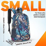 sunhiker Small Cycling Hiking Backpack Water Resistant Travel Backpack Lightweight Daypack M0714 （20-25L） (Leaf)