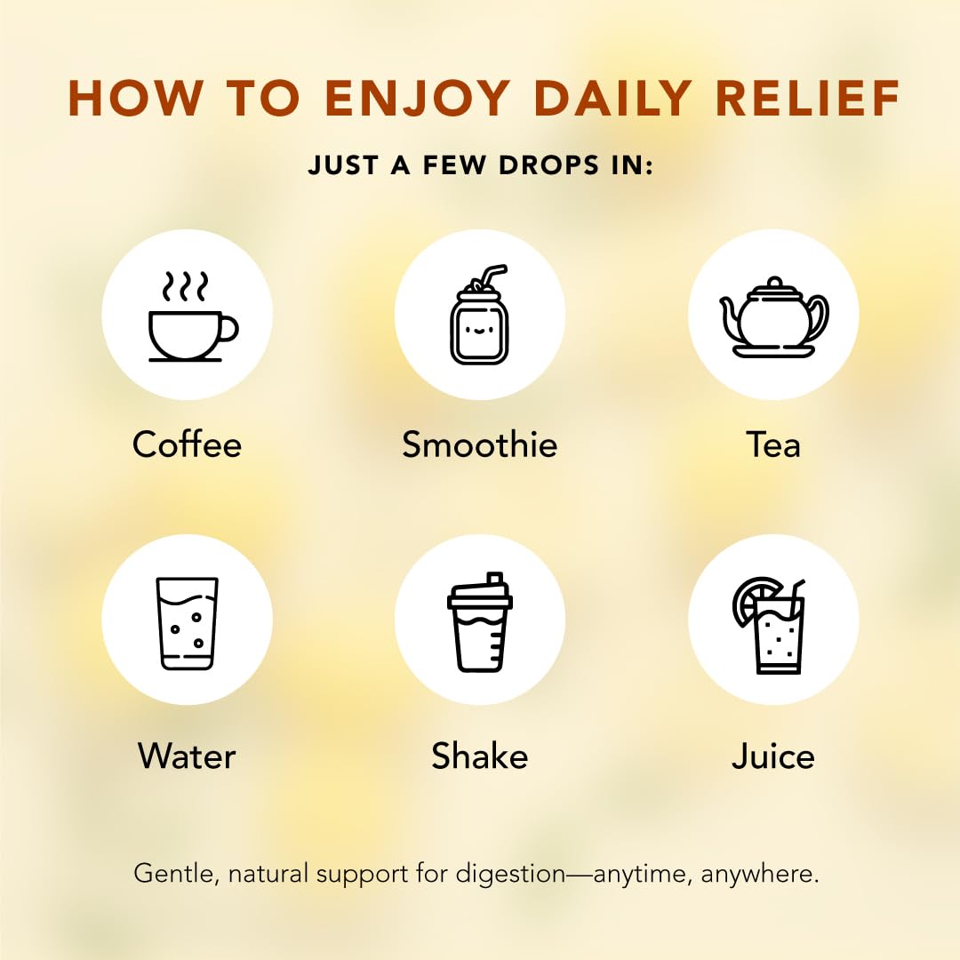 Eliré - Organic Lemon Balm Extract - Digestive Relief & Anti-Bloat Support - Alcohol-Free, Vegan, Non-GMO, Gluten-Free - 30ml