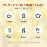 Eliré - Organic Lemon Balm Extract - Digestive Relief & Anti-Bloat Support - Alcohol-Free, Vegan, Non-GMO, Gluten-Free - 30ml