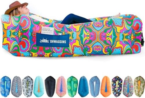 Chillbo Inflatable Couch – Cool Inflatable Chair. Upgrade Your Camping Accessories. Easy Setup is Perfect for Hiking Gear, Beach Chair and Music Festivals.