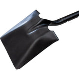 Bully Tools 14-Gauge Square Point Gardening Shovel, 60" Fiberglass Handle