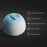 Zima Dental Pod | Sky Blue | Ultrasonic Retainer Cleaner Machine | Aligner, Nightguard, Mouth Guard, Denture Cleaner | Oral Dental Care FSA HSA Approved