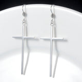 Jeka Cross Earrings for Women, Drop Earrings Christmas Christian Gifts