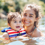 Dark Lightning USCG Approved Infant Life Jacket 0-30 lbs, Swim Vest for Baby/Toddlers 1-3 Year Old 20-30 lbs,Toddler Floaties for Pool Swimming,Boating,Beach,Puddle