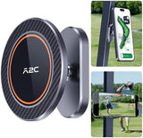 A2C Alloy Magnetic Golf Cart Phone Holder Compatible with MagSafe iPhone 16 Pro Max Plus 15 14 13 12 Mini Fits EZGO, Club Car, Yamaha, Icon, Golf Cart Accessories Essentials Gift for Friend Men Women
