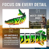 TRUSCEND Swimmax for Freshwater and Saltwater, Lifelike Fishing Lures for Bass Trout Crappie Walleye Pike Bluegill Salmon, Swimbait for Bass Fishing, Amazing Fishing Gear Gifts for Family Fishing