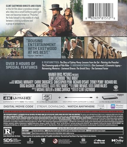 Pale Rider (4K Ultra HD + Digital)