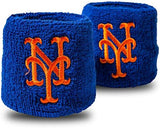 Franklin Sports MLB Team Licensed Baseball Wristbands - MLB Team Logo Sweat Wristbands - Great for Costumes + Uniforms - Pair