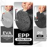 Yes4All High-Density Round Back Roller Foam, Exercise Foam Roller for Yoga, Pilates & Stretching - 12, 18, 24, 36 inch