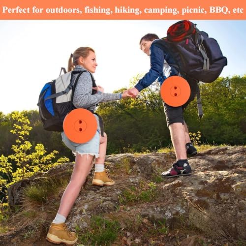 Fishboy Upgraded Collapsible Stool, 400lbs Max Weight, Lightweight But Sturdy, Portable Retractable Folding Telescoping Foldable Camping Stool for Adults Outdoor Fishing Hiking Gardening Travel BBQ