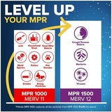 Filtrete 20x20x1 AC Furnace Air Filter, MERV 11, MPR 1000, Micro Allergen Defense, 3-Month Pleated 1-Inch Electrostatic Air Cleaning Filter, 2 Pack (Actual Size 19.719 x 19.719 x 0.84 in)