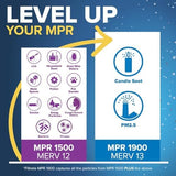 Filtrete 18x30x1 AC Furnace Air Filter, MERV 12, MPR 1500, CERTIFIED asthma & allergy friendly, 3 Month Pleated 1-Inch Electrostatic Air Cleaning Filter, 6-Pack (Actual Size 17.81x29.81x0.78 in)