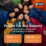 Horizon Hound Down Camping Blanket - Outdoor Travel Quilt | Sustainable, Insulated, Lightweight & Warm Gear for Sleep, Camping, Stadium, Hiking & Festivals | Water Resistant, Packable & Compact