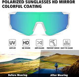 STORYCOAST Polarized Sports Sunglasses for Men Women,Driving Fishing Cycling Mountain Bike Sunglasses UV400 Protection