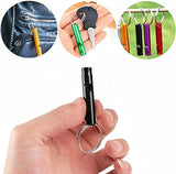 Tergy Emergency Whistle with Keychain Aluminum Survival Whistle Key Chain for Camping Hiking Boating Hunting Fishing