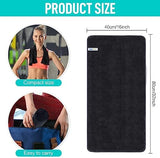 SINLAND Microfiber Gym Towels Sports Fitness Workout Sweat Towel Super Soft and Absorbent 3 Pack 16 Inch X 32 Inch