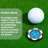SlopeMaster ProGreen Reader - Golf Ball Marker with High Precision Green Reading Aid Golf Accessories for Men Women