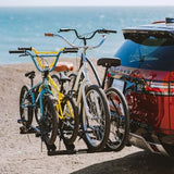 Hollywood Racks Destination 4 Hitch Bike Rack, Lightweight, Black - Platform Style Bike Rack for Car Carries up to 4 Bikes for Safe, Secure Transport - Fits Most Bike Styles, Sizes and Models