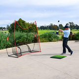 GoSports Golf Practice Hitting Net - Choose Between Huge 10 x7 ft or 7 x7 ft Nets -Personal Driving Range for Indoor or Outdoor Use - Designed by Golfers for Golfers