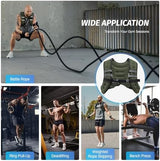 ZELUS Weighted Vest, 6lb/8lb/12lb/16lb/20lb/25lb/30lb Weight Vest with Reflective Stripe for Workout, Strength Training, Running, Fitness, Muscle Building, Weight Loss, Weightlifting