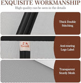 Yotache Top Middle Anti-Tearing Magnetic Screen Door Fits Door Size 48 x 78, Screen Size 50" x 79" for French Door and Patio Door