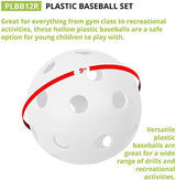 Champion Sports Hollow Plastic Baseballs