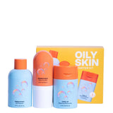 Bub~ble Skincare 3-Step Balancing Bundle, for Normal to Oily & Combo Skin, Everyday Care, Unisex, set of 3