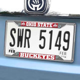 FANMATS NCAA Chrome Metal License Plate Frame