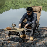 OneTigris Tigerblade High Back Camping Chair with Pillow Design, Comfortable Widened Seat Folding Chair