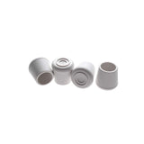 Furnigear Chair Leg Tips Caps Non-Slip Rubber Leg Tips 1-1/4” Inner Diameter Chair Leg Floor Protectors Round White, 24 Pack