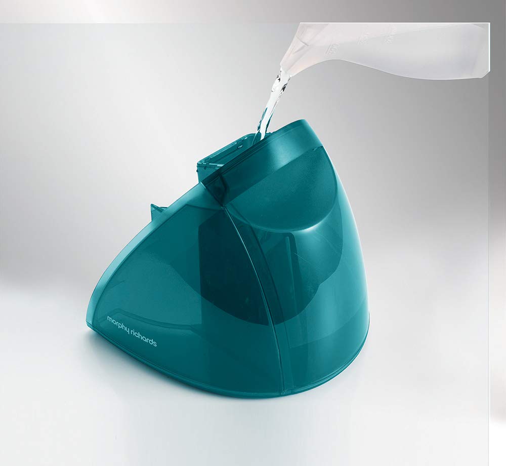 Morphy Richards 332101 Auto Clean Speed Pro Pressurised Steam Generator, Black and Teal