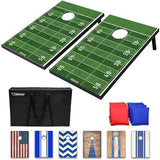 GoSports Portable Cornhole Sets, 8 Styles – Choose 4 x 2 ft or 3 x 2 ft - Boards Include 8 Bean Bags, Travel Case, and Game Rules