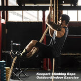 Climbing Rope 1.5 Inch Diameter 10FT 15FT 20FT 25FT 30FT 35FT Gym Climbing Rope for Fitness & Strength Training, Workout Exercises Climbing Rope for Adults Kids Outdoor or Home Indoor